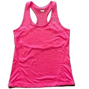 SzM Head Pink/white Racerback Tank EUC